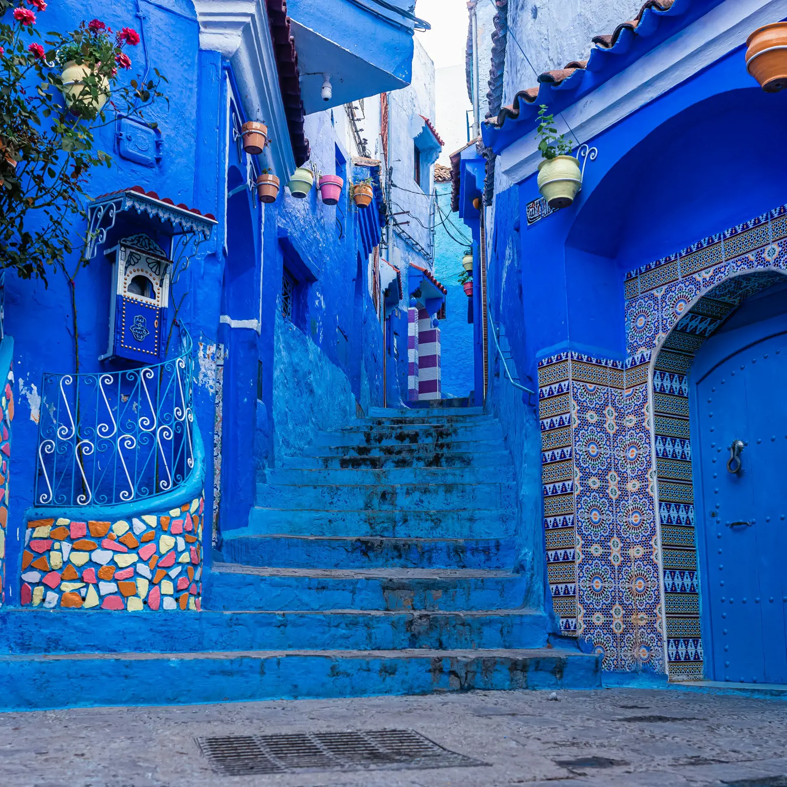 Durch Chefchaouens blaue Gassen schlendern
